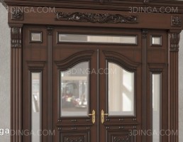 درب چوبی کلاسیک