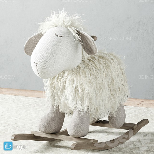 عروسک بره ی سفید