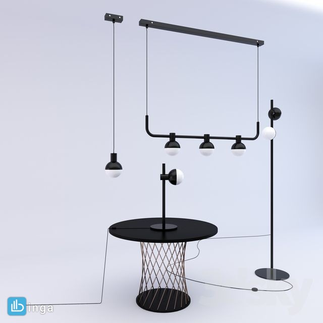 لوستر + آباژور مدرن
