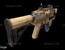 اسلحه ی(Cyberpunk SMG)