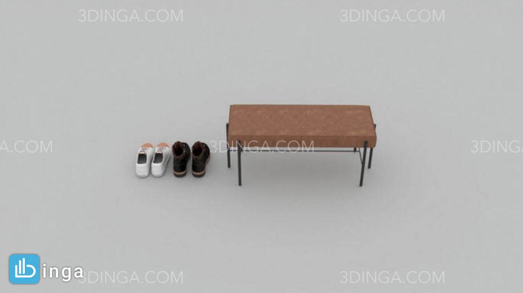 نیمکت + کفش