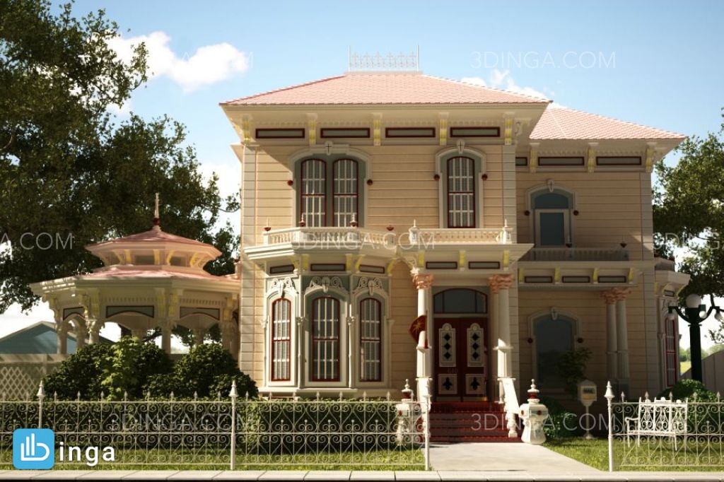 صحنه خارجی فضای ویلا