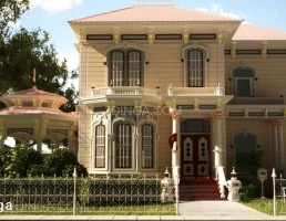 صحنه خارجی فضای ویلا