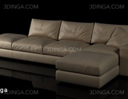 مبل راحتی چرمی