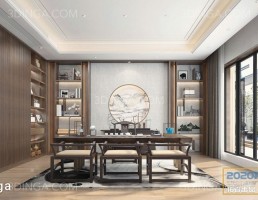 صحنه داخلی اتاق چای