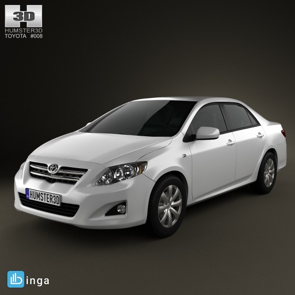 تویوتا مدل Corolla Sedan  سال 2010