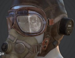 کلاه+ ماسک + عینک نظامی WW2 Aviator