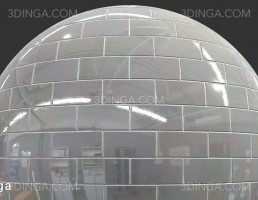 تکسچر کاشی آینه ایی مستطیل شکل