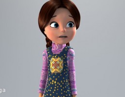شخصیت کارتونی دختر بچه