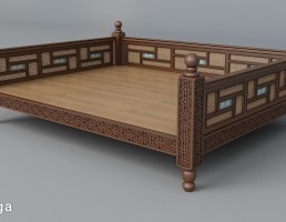 نیمکت چوبی