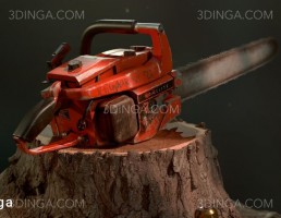 مدل سه بعدی اره برقی
