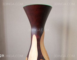 گلدان چوبی انبه