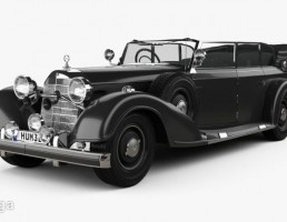 ماشین مرسدس بنز مدل 770K  سال 1936