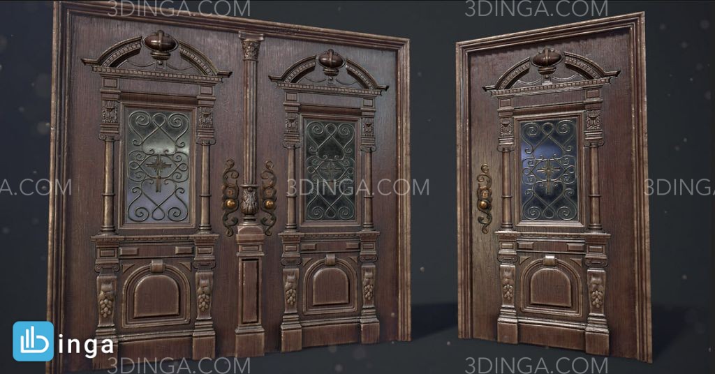 درب تزئینی عتیقه