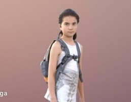 کاراکتر بچه مدرسه ایی