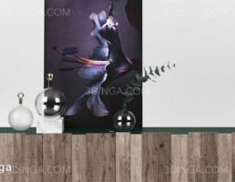 میز کنسول + تابلو تزیینی