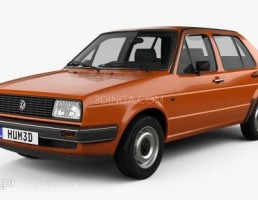 ماشین فلوکس واگن مدل Jetta سال 1984