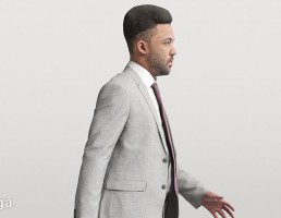 کاراکتر مرد در حال راه رفتن-True Walk