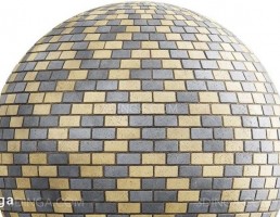 تکسچر سنگفرش پیاده رو طرح دار