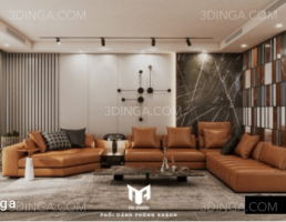 صحنه داخلی اتاق نشیمن + آشپزخانه برای اسکچاپ