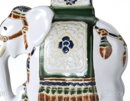 مجسمه فیل سرامیکی