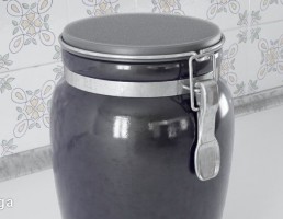 جعبه جای مواد غذایی آشپزخانه