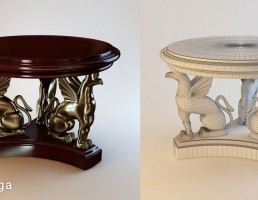 میز عسلی کلاسیک