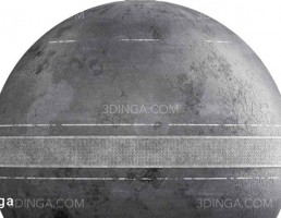 تکسچر دو جاده آسیب دیده با روسازی