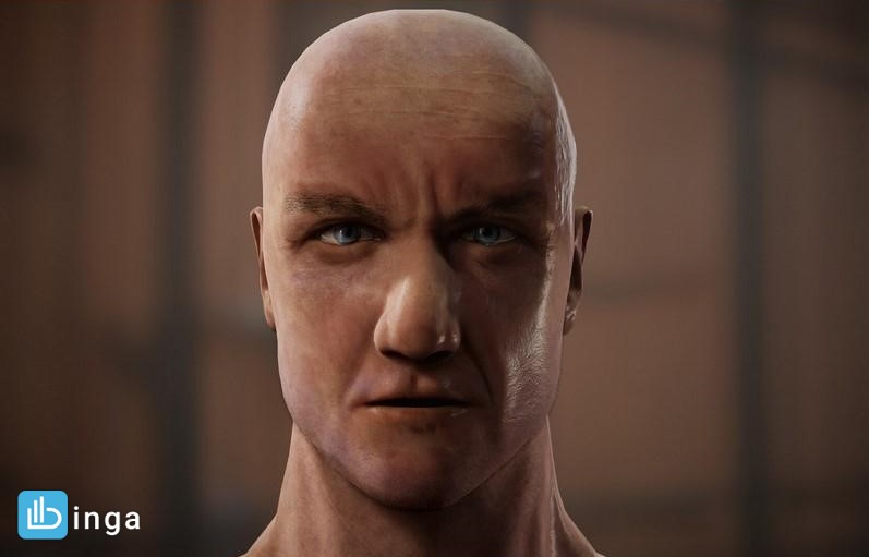 کاراکتر  مرد- Head Portrait