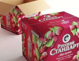 جعبه فروشگاهی توت فرنگی