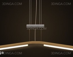مدل سه بعدی چراغ آویز