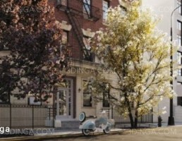 صحنه بیرونی ساختمان در نیویورک
