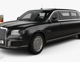 ماشین لیموزین ریاست جمهوری Aurus Senat سال 2018