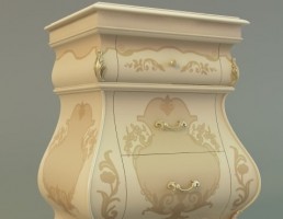 میز کنارتختی کلاسیک Monreale