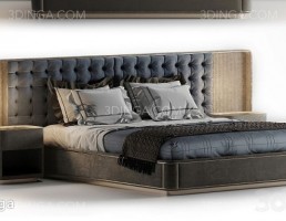 تخت خواب دونفره کلاسیک