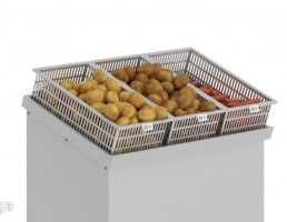 سبد سیب زمینی و هویج سوپر مارکت
