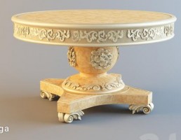 میز گرد کلاسیک