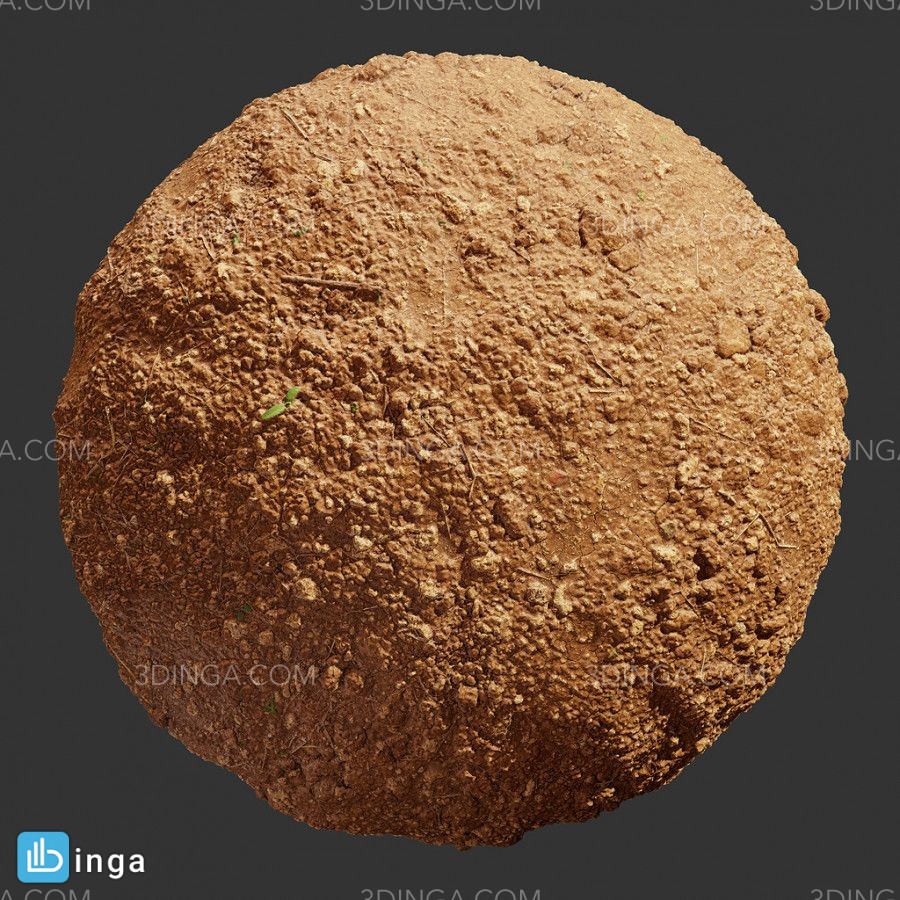 تکسچر زمین خاکی ناهموار