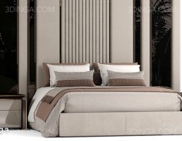 تخت خواب دونفره کلاسیک