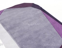 مدل سه بعدی فرش مدرن