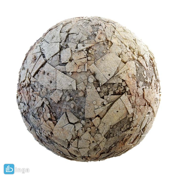 تکسچر پیاده رو آسیب دیده
