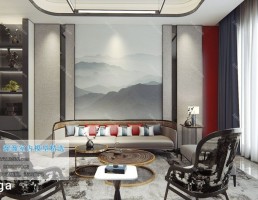 اتاق نشیمن کلاسیک سبک میکس
