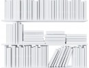 مجموعه کتاب در قفسه
