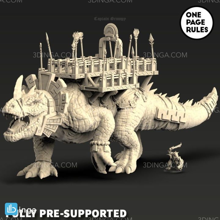 مجسمه کاراکتر تخیلی (Titan) برای چاپ سه بعدی