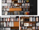 قفسه کتاب چوبی + کتاب
