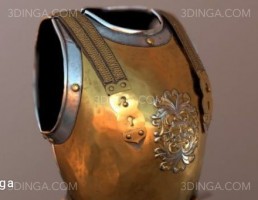 مدل سه بعدی زره ی جنگی