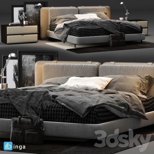 تخت خواب دو نفره مدرن