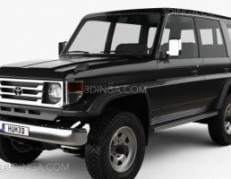 ماشین تویوتا لندکروزر مدل J70 سال 1990