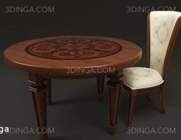 ست میز و صندلی چوبی