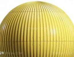 تکسچر سقف فلزی زرد رنگ